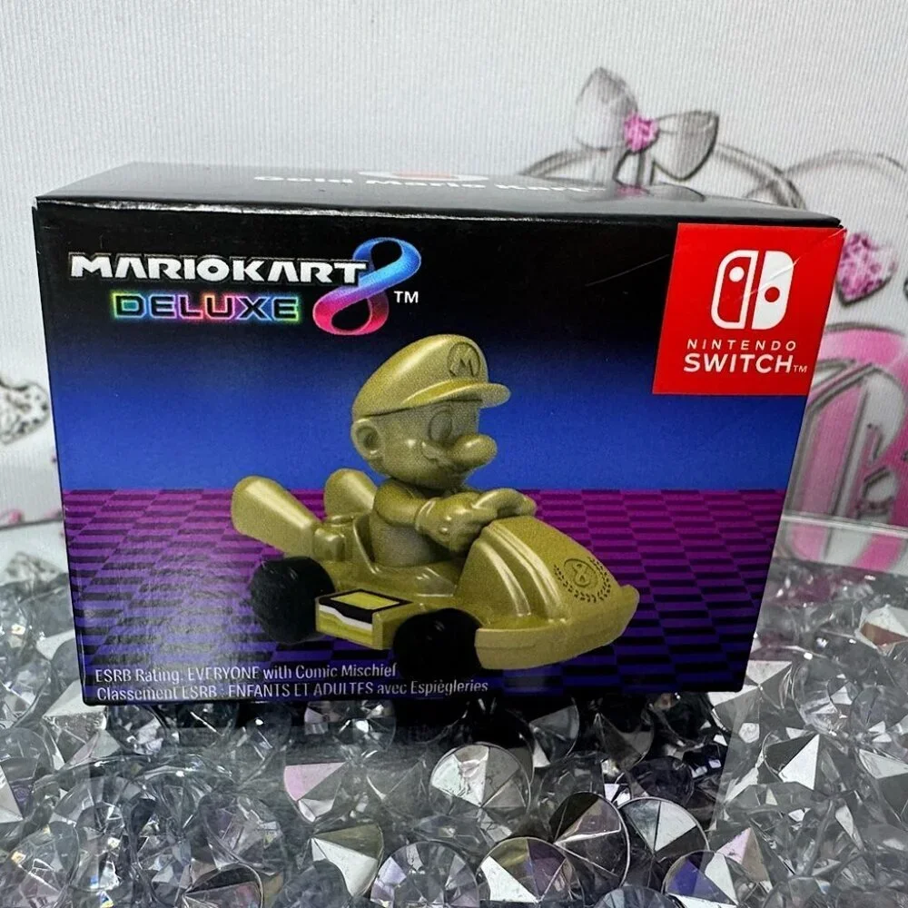 Mario kart deluxe Nintendo switch gold McDonald’s race car new box Canada 🇨🇦